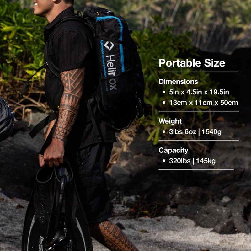 Schwarzer Campings tuhl kompakter Strandkorb leichtes Unter profil mit Taschen Gartenmöbel