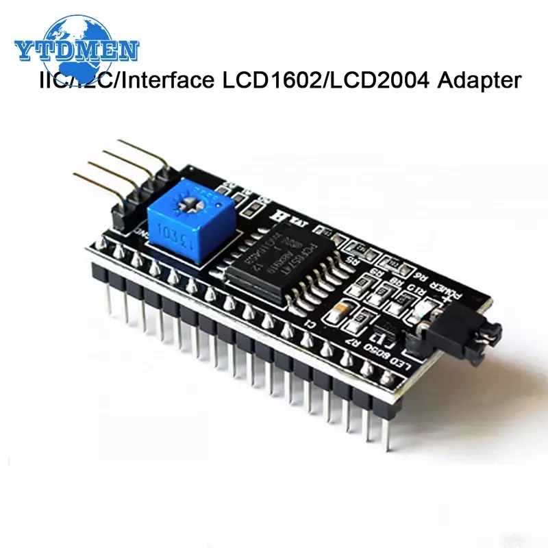Lcd1602 1602 Lcd Module Blauw Scherm Karakter Display Module Pcf8574 Iic/I2c Interface 5V Voor Arduino