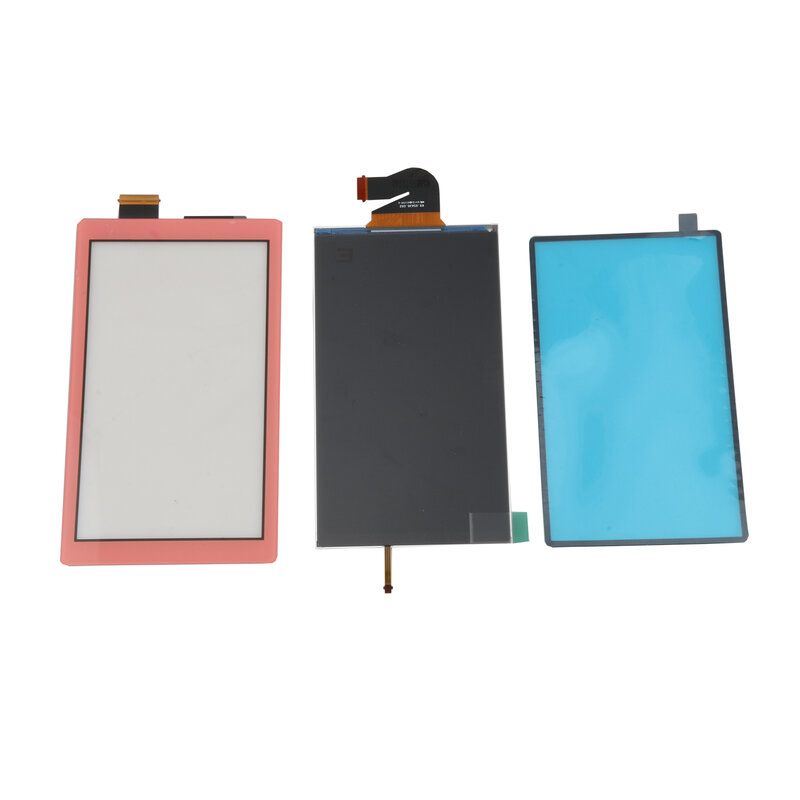 Pegamento táctil para pantalla LCD, pieza de repuesto para reparación de consola Nintendo Switch Lite, NS, color rosa