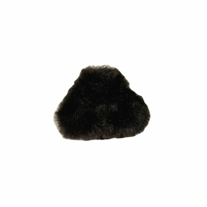 Klip rambut telinga kucing mewah Mini jepit rambut telinga beruang bulu domba cakar rambut anak perempuan