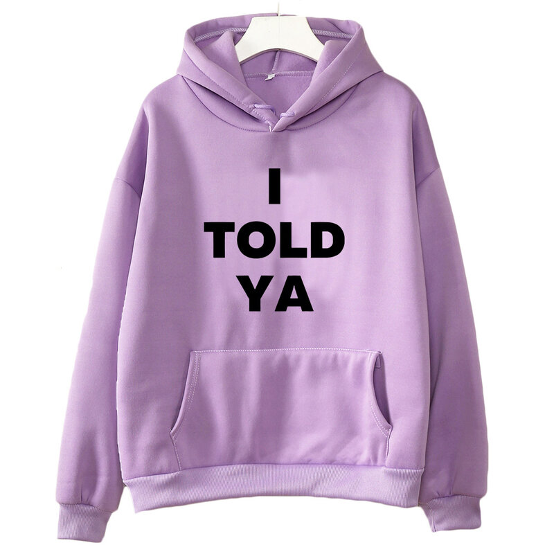 Ik Vertelde Je Uitdagers Zendaya Hoodies Grunge Mode Sweatshirts Met Lange Mouwen Nieuwe Film Grafische Print Truien Met Capuchon Vrouwen