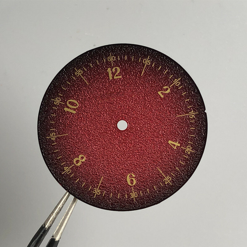 C3 S-Watch Cadran et Mouvement, Logo S Fit NH35, No L Porcelaine, Noir, Rouge, Nouveau Style, 31mm, Document, 2024