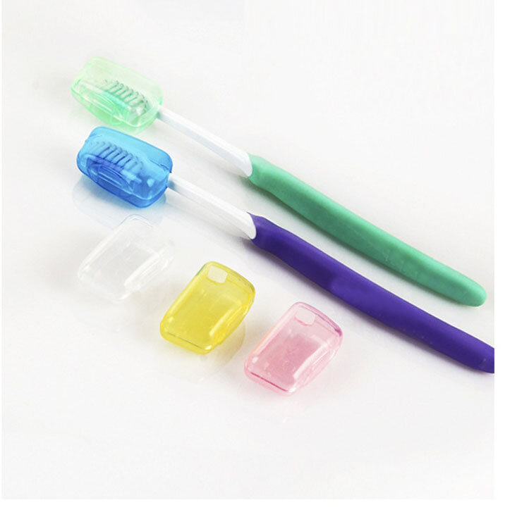 Estuche portátil para cepillo de dientes de viaje para hombres y mujeres, organizador de embalaje impermeable, caja de protección a prueba de polvo, 5 unids/set