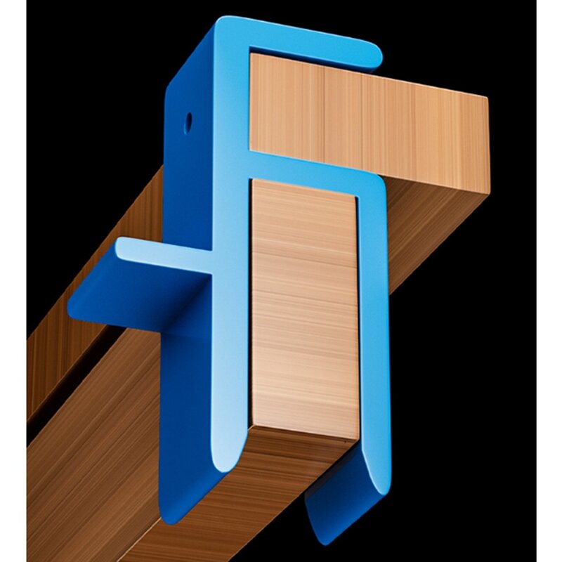 Clip de fijación de cierre de armario, herramienta de abrazadera fija, azul, 1 Juego