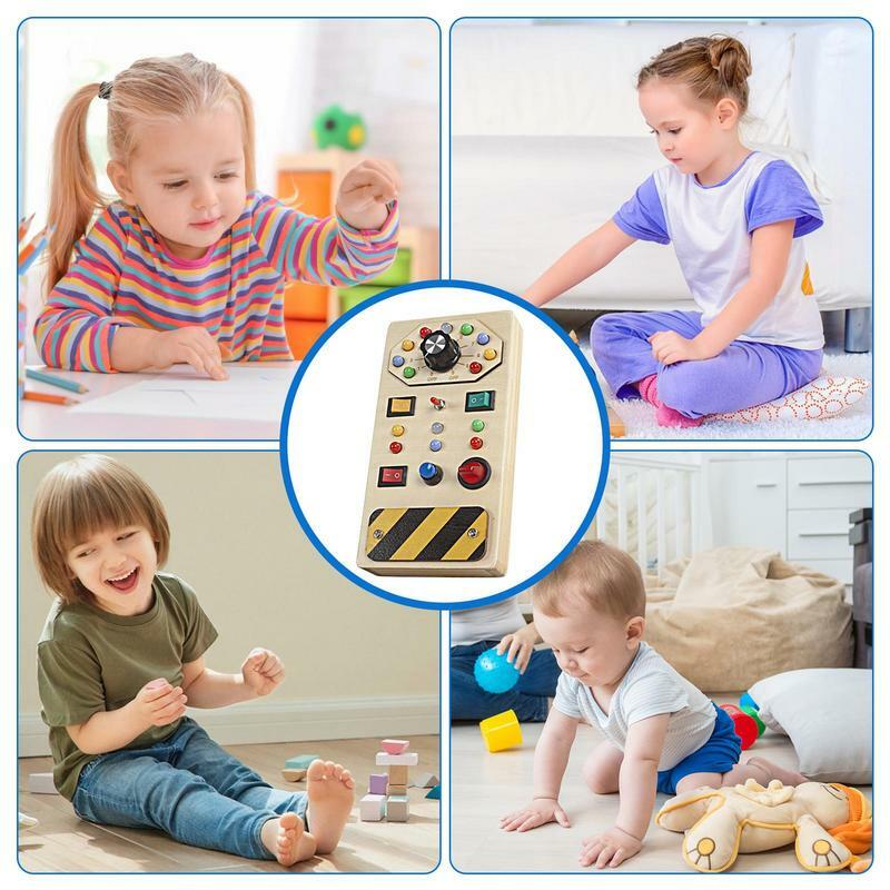 Tablero de actividades Montessori, juguete de aprendizaje, accesorios de bricolaje, material didáctico, material didáctico para Motor fino