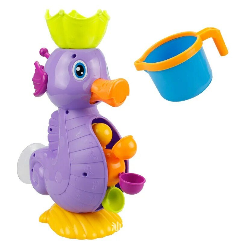 Baby Shower Bath Toys Cute Yellow Duck Water Wheel Toys For Children Toys Spray Water Elephant Tool Faucet Baby Bathing