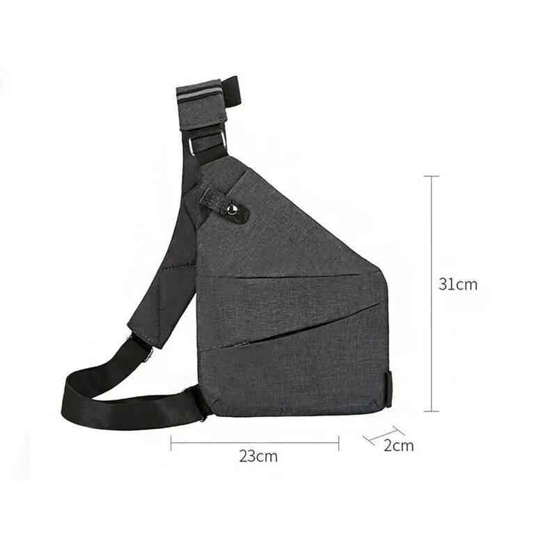 Shoulder Bag Mobile Phone Bag Small Bag Safety Pocket Travel Sling Backpack Outdoor Bags Men's Chest Bag Crossbody Bag