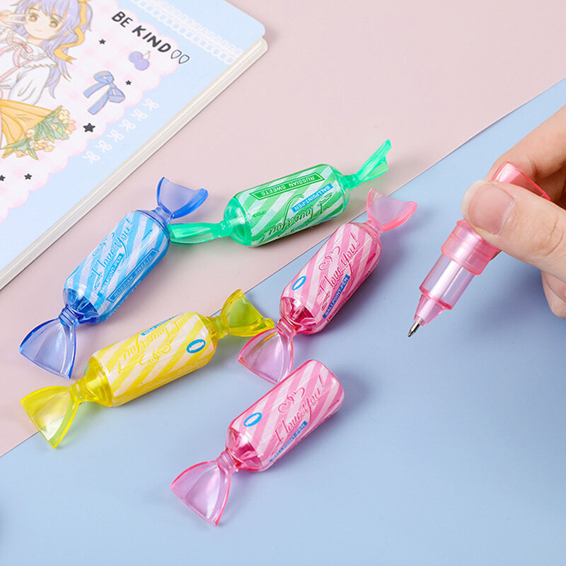 Креативные шариковые ручки карамельных цветов, милые школьные и офисные письменные принадлежности, студенческие подарки