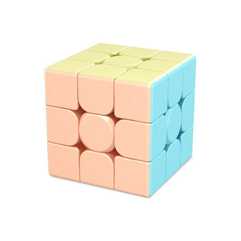 Cubo mágico sin pegatinas para niños, rompecabezas profesional de alta calidad, 2x2, 3x3, 4x4, 5x5, Macaron