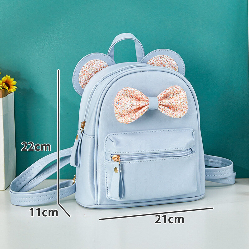 Disney New Cartoon Girl Backpack Luxury Brand Travel Ladies Backpack Multifunctional Large Capacity Fashion Childrens School Bag