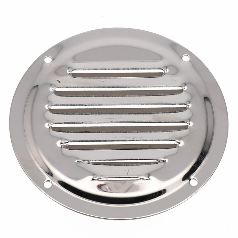 1PCS 4/5INCH Air Vent Stainless Steel Louvre Air Vent Grille Cover Metal Duct Ventilation Home Study / Bath Room Office
