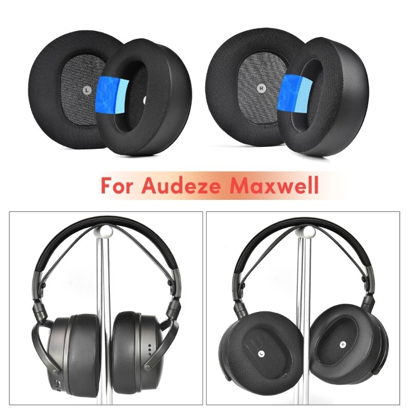 Substituição Ear Pads para Audeze Maxwell Headphone, Capa Almofada, auscultadores elásticos