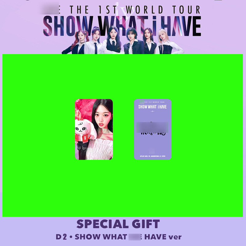 6 buah/set kartu pos Kpop IVE Seoul World Tour kartu kecil tur dunia Album konser kartu LOMO kartu pos YUJIN LIZ WONGYONG kartu pos kartu foto