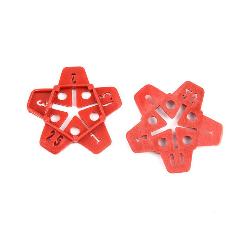 UYANGG 5 in 1 Tile Spacer Plastic Ceramic Gap Locator Cross with 5 Specification Reusable Construction Tool for Floor Leveling