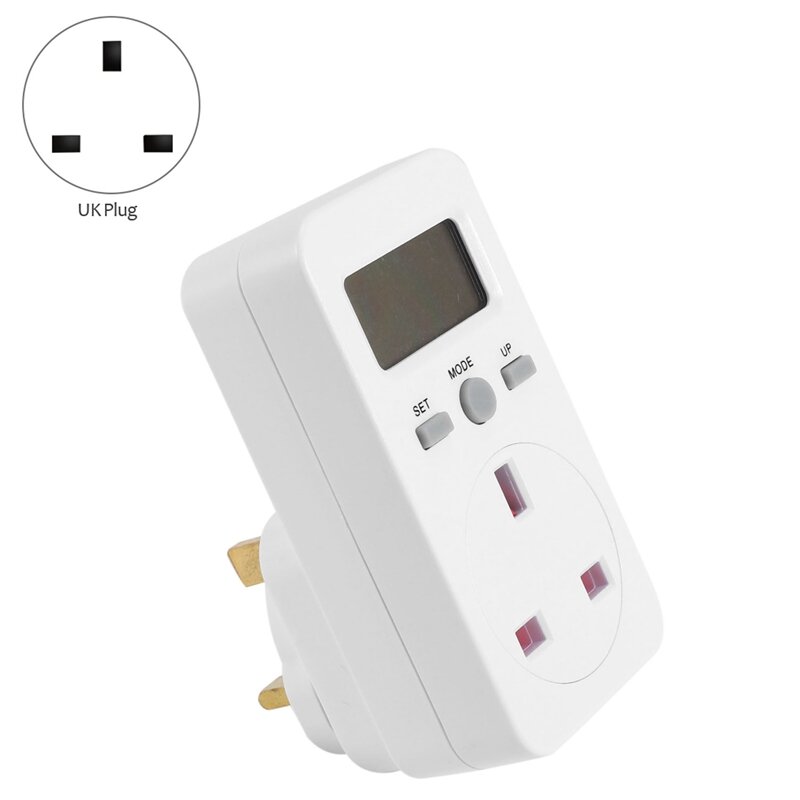Hot Digital Power Meter Plug-In Socket Electric Wattmeter Energy Monitor