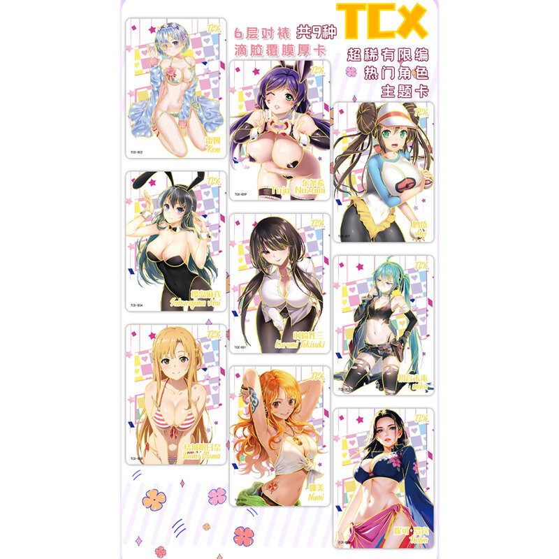 2024 Groothandel 5 Dozen Godin Verhaal Senpai Kaarten Tcg Anime Games Meisje Party Badpak Bikini Feest Hobby Speelgoed Booster Box Cadeau