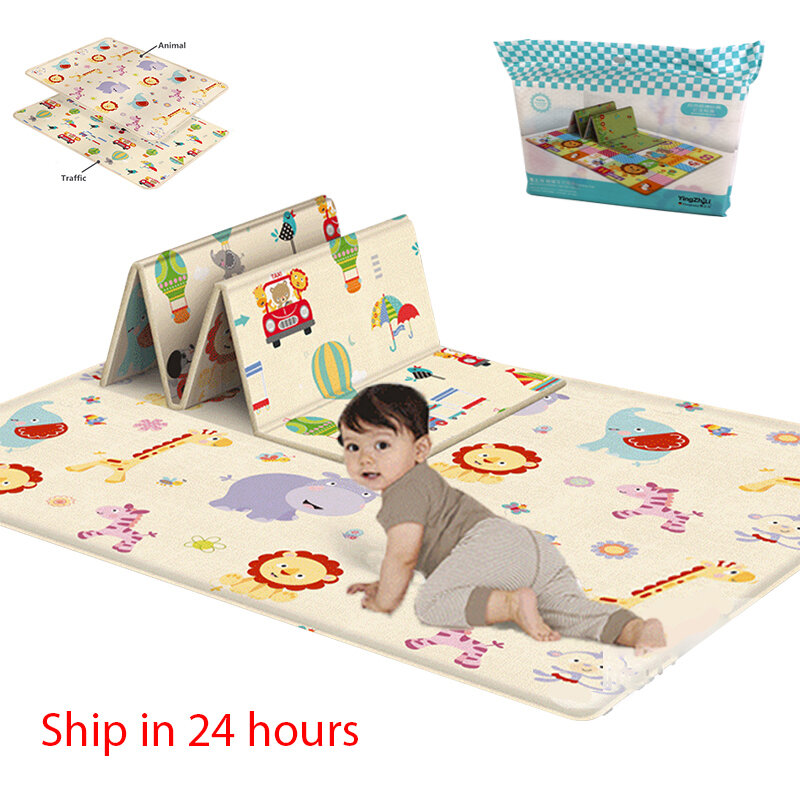180x100x1cm tapete dobrável do jogo do bebê tapete das crianças quarto das crianças escalada tapete não-tóxico crianças tapete brinquedos dos jogos de activitys