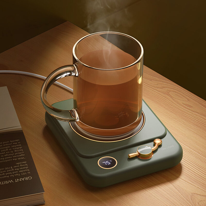 220v copo inteligente aquecedor caneca de café quente quente elétrico placa para leite chá alimentos coaster aquecimento 3 engrenagem almofada aquecimento quente chá fabricantes