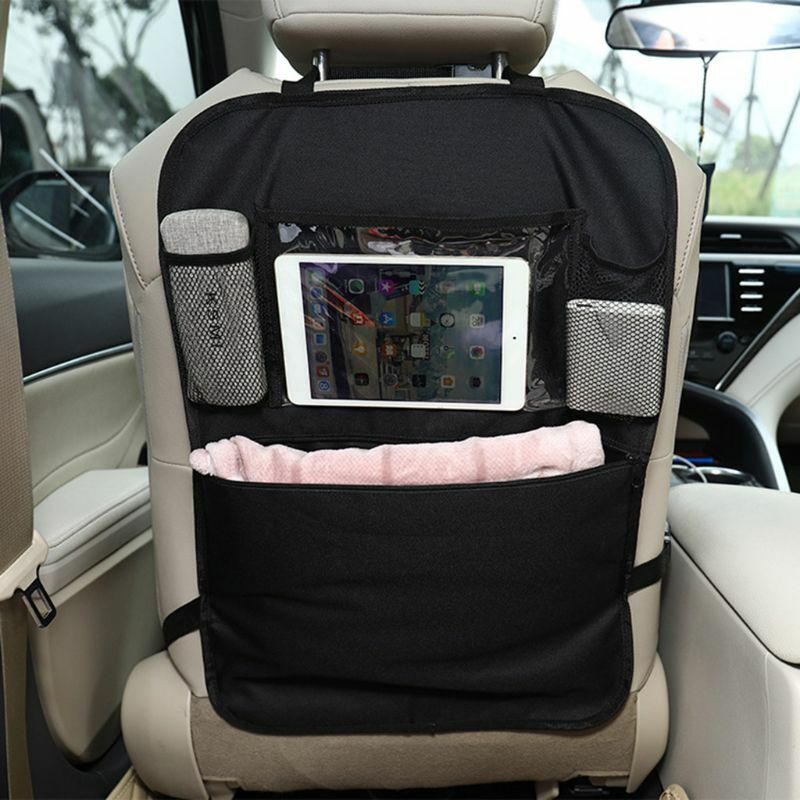 F62D รถ Backseat กระเป๋าผู้ถือ Auto Storage กระเป๋ารถสำหรับที่นั่งด้านหลังสำหรับการเดินทางเด็กเดินทาง