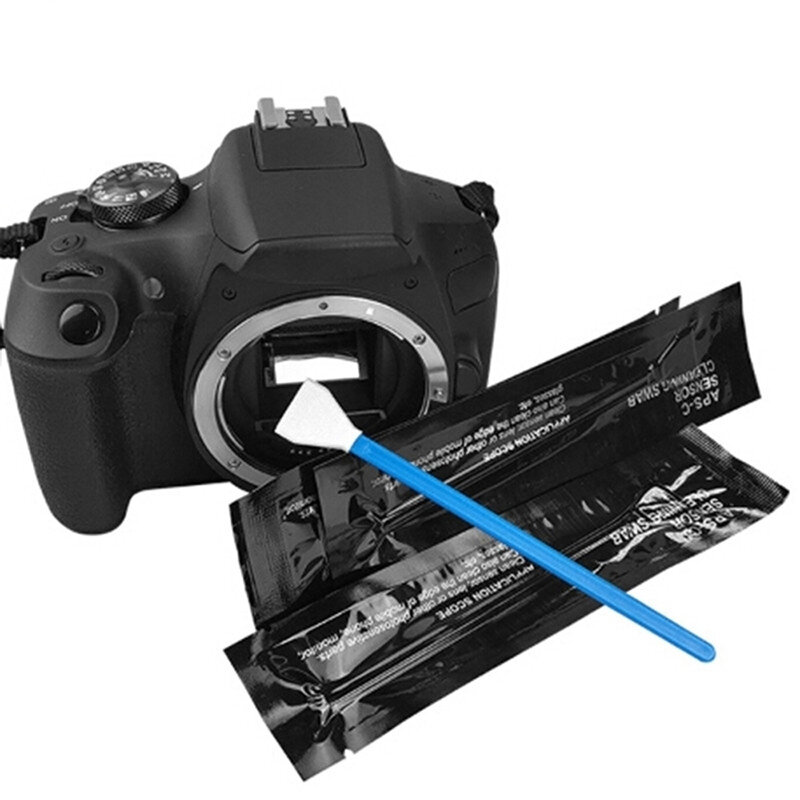 10pcs Professional Sensor Cleaning Kit Cleaner Swab Ultra for Digital Camera's CCD or CMOS Sensor for Full-Frame APS-C Sensors