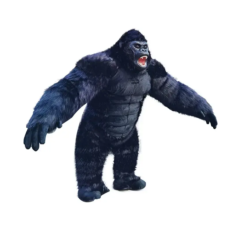 260cm Lagre nadmuchiwany Goryl King Kong postać z kreskówki kostium maskotka ceremonia reklamowa przebranie Party karnawał zwierząt