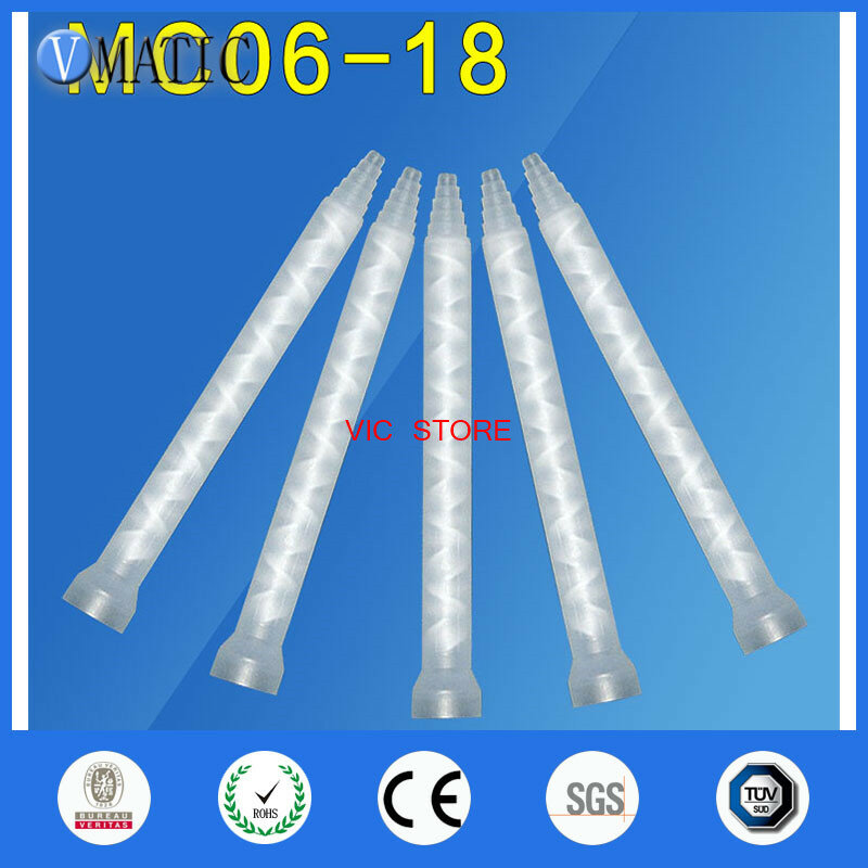 Free Shipping Industry Use Resin Static Mixer MC06-18 Mixing Nozzles