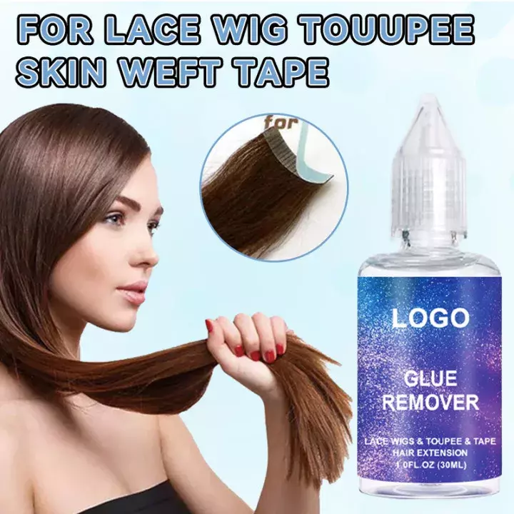 Private Label Wig Glue Remover 30ml/118ml Custom Your Logo Fast Acting Extension No Residue Remover Spray Free Design Solvent