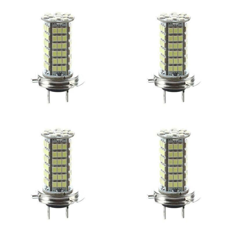 Ampoule LED blanche pour sauna, lampe de voiture, H7, 12V, 102 SMD, 4 pièces