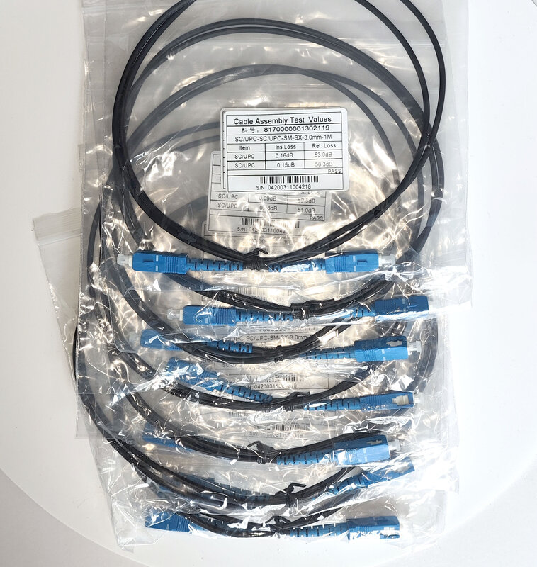 Pré-conectado Unifi Fiber Patch Cord, cabo de fibra óptica, cabo de conexão, SC, UPC-SC, UPC, 1m, 2m