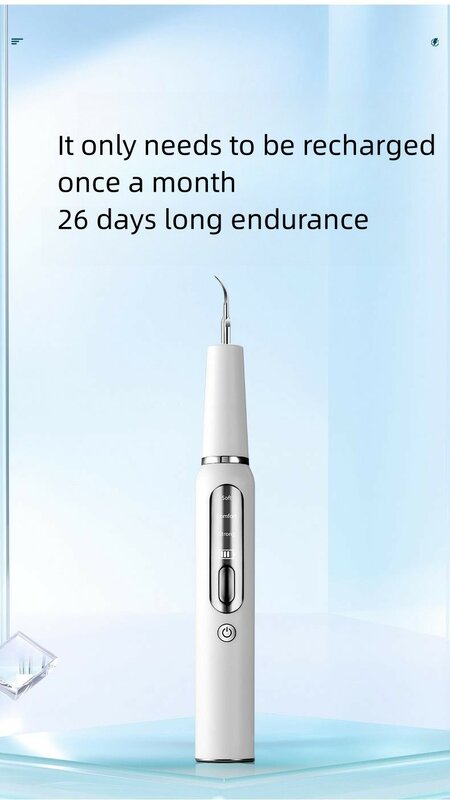 Ultrasonic Dental Cálculo Remoção, Casa Tooth Cleaner, Portátil Dente Pedra Instrumento, Limpeza dental, Novo