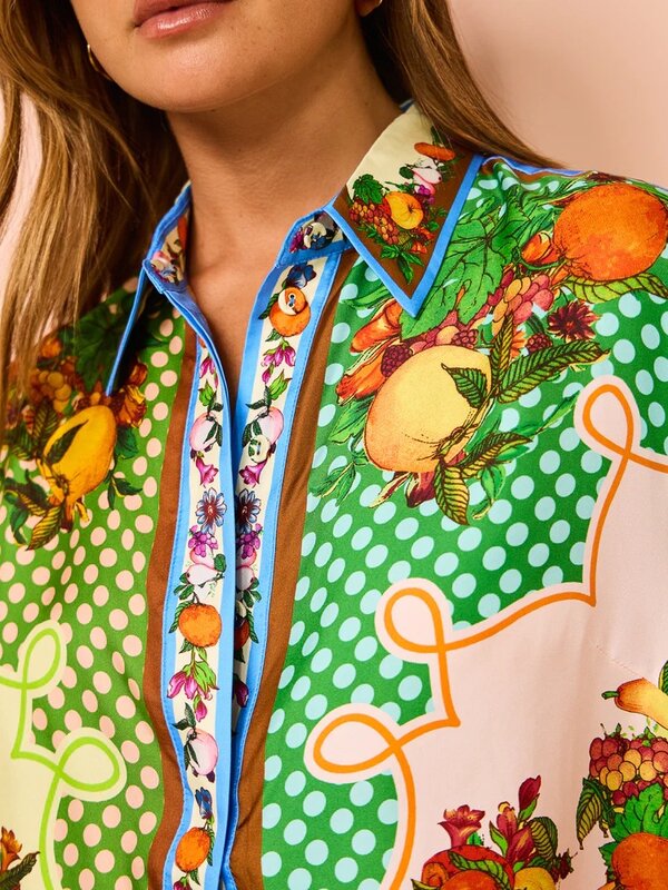 Haiwiiプリント-女性用ツーピースセット,半袖シャツ,バギーパンツ,カジュアルビーチウェア,夏