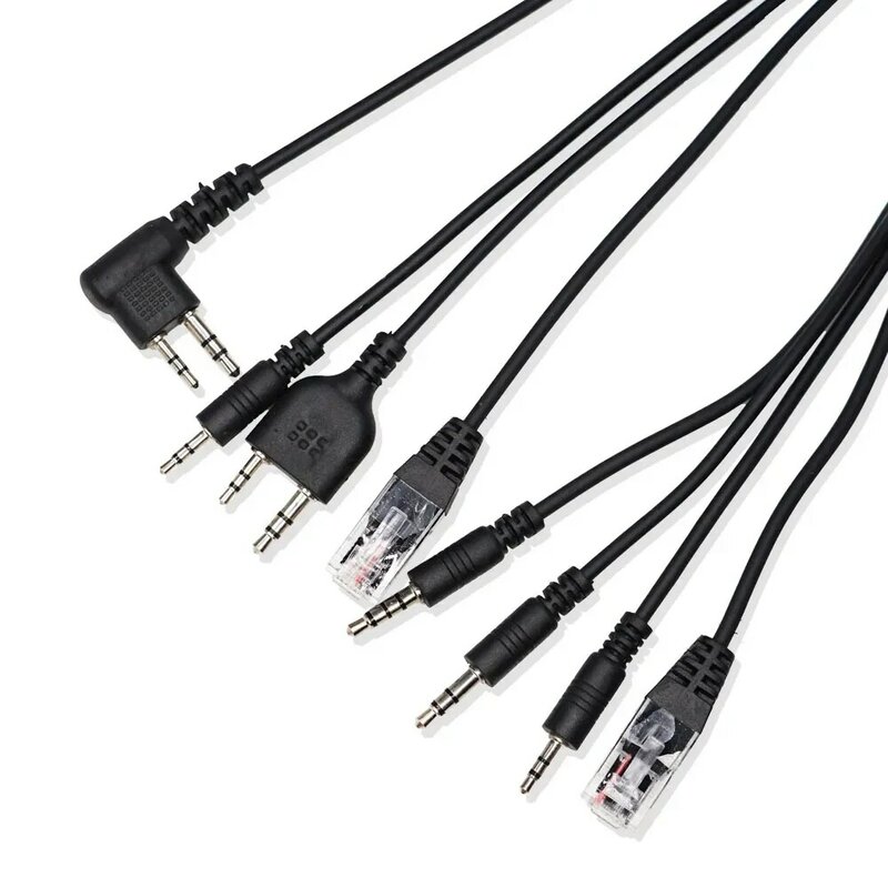 Câble de pigments USB 8 en 1 pour Baofeng MendTYT QYT Motorola AXU4100 Yaesu icom Walperforated Talkie, radio, autoradio, logiciel CD