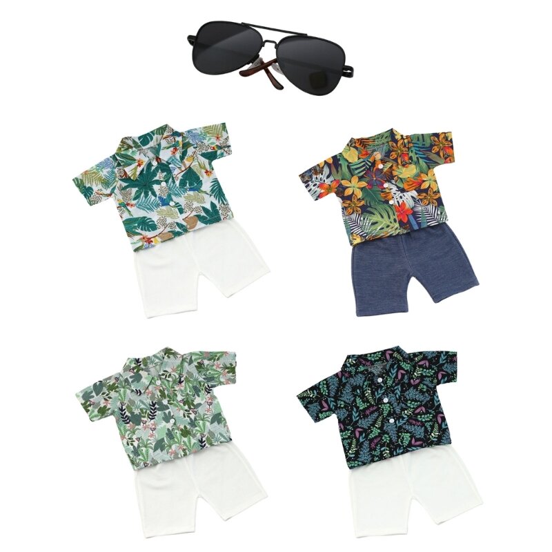 Реквизит для фотографии, рубашка, шорты, солнцезащитные очки, костюм для фотосессии на день рождения, наряд