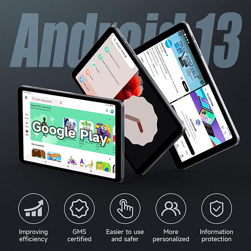 Alldocube iplay50 mini tablet 8,4 zoll tiger t606 android13 netflix l1 virtueller speicher 8gb 4gb ram 128gb rom 4g dual sim karte