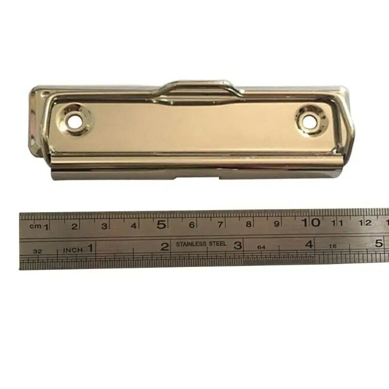 장착 가능한 금속 클립보드 클립 고무 피트가 있는 스프링 장착 표면 장착 핸들 하드보드 클램프 사무용품