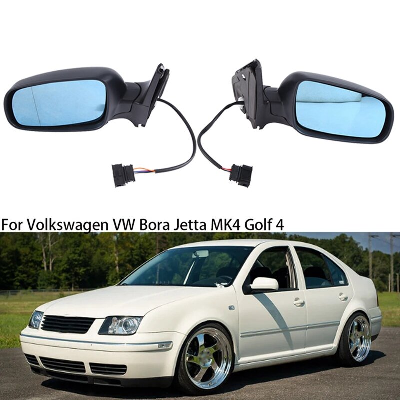 Lusterko montażowe prawego lusterko wsteczne zewnętrzne lusterka do drzwi VW MK4 Golf 4 Bora 1998-2005