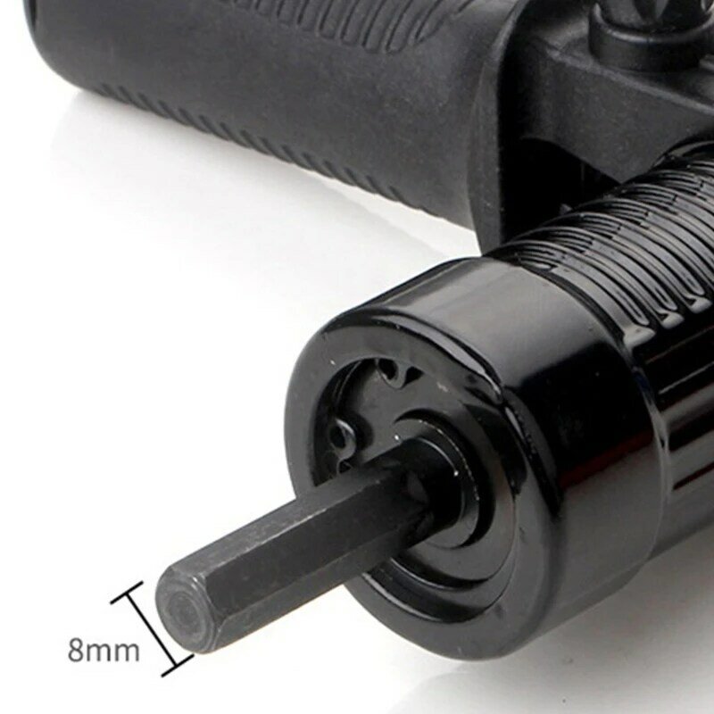 Rivet Gun Adaptor Rivet Nut Gun Drill Bit Nozzle Alat Rivet Tanpa Kabel Konektor Konversi Power Drop Shipping