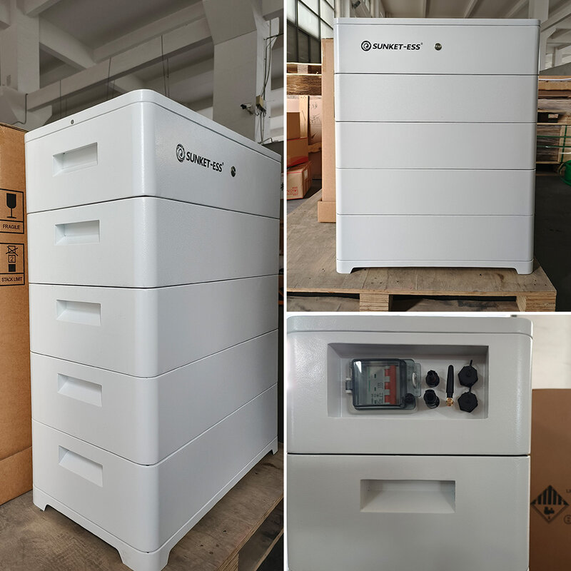 48v 5kwh 10kw 15kw 20kw 30kwh Lithium Battery 200ah Akku Lifepo4 Battery Stackable High Voltage Stacked Energy Storage Battery