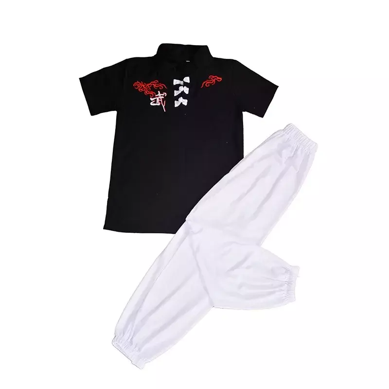 Детский костюм Ушу, новинка, молодежная одежда с коротким/длинным рукавом, одежда для учащихся в стиле кунг-фу тайчи, одежда для выступлений