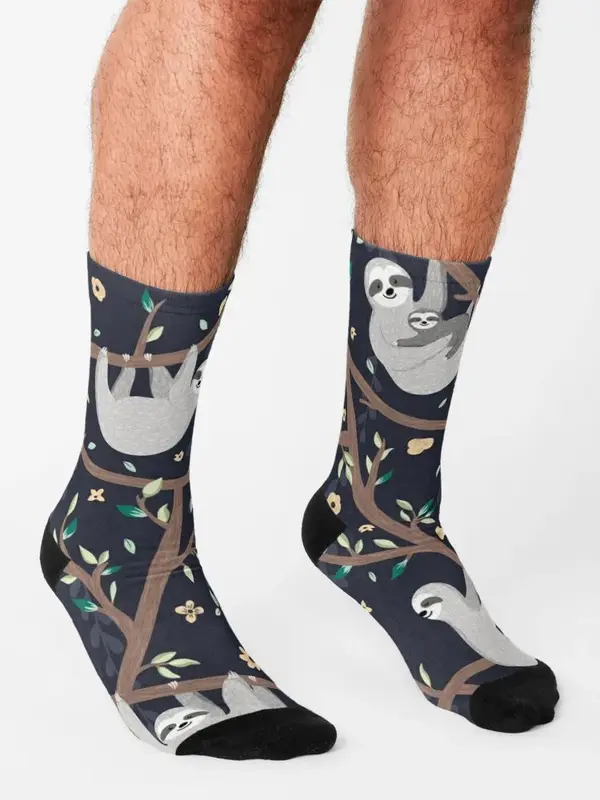 Милые носки Ленивец мужские футбольные профессиональные носки для бега для девочек мужские