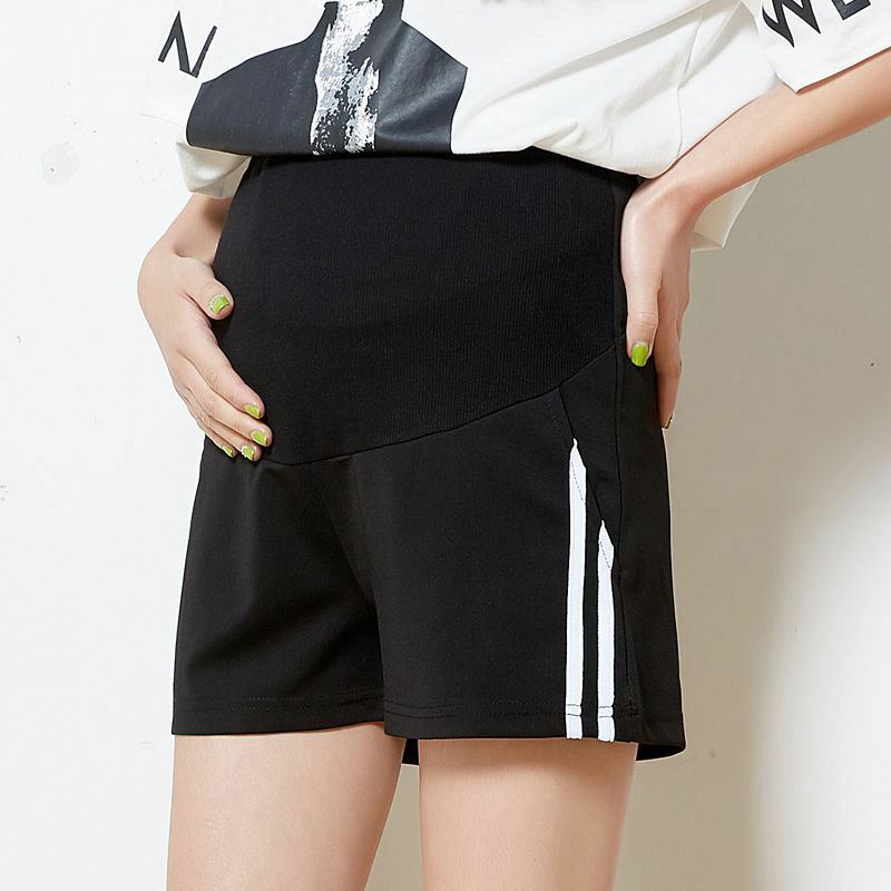 Женские шорты для беременных повседневные эластичные штаны для беременных с карманами для тренировок йоги Популярные свободные шорты