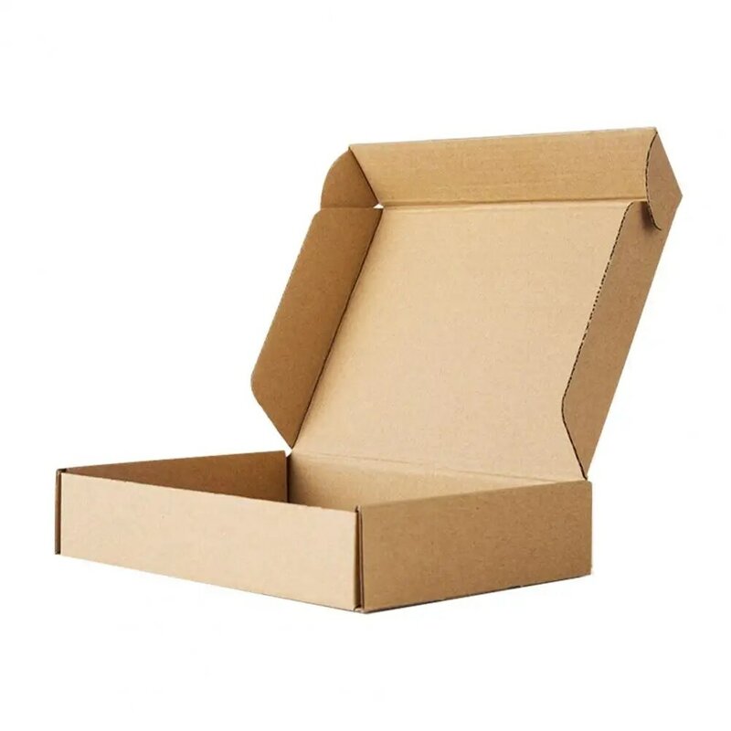 Kotak kemasan kotak kertas persegi panjang nyaman kotak karton persegi panjang praktis kokoh karton Multifungsi tahan lama untuk Express