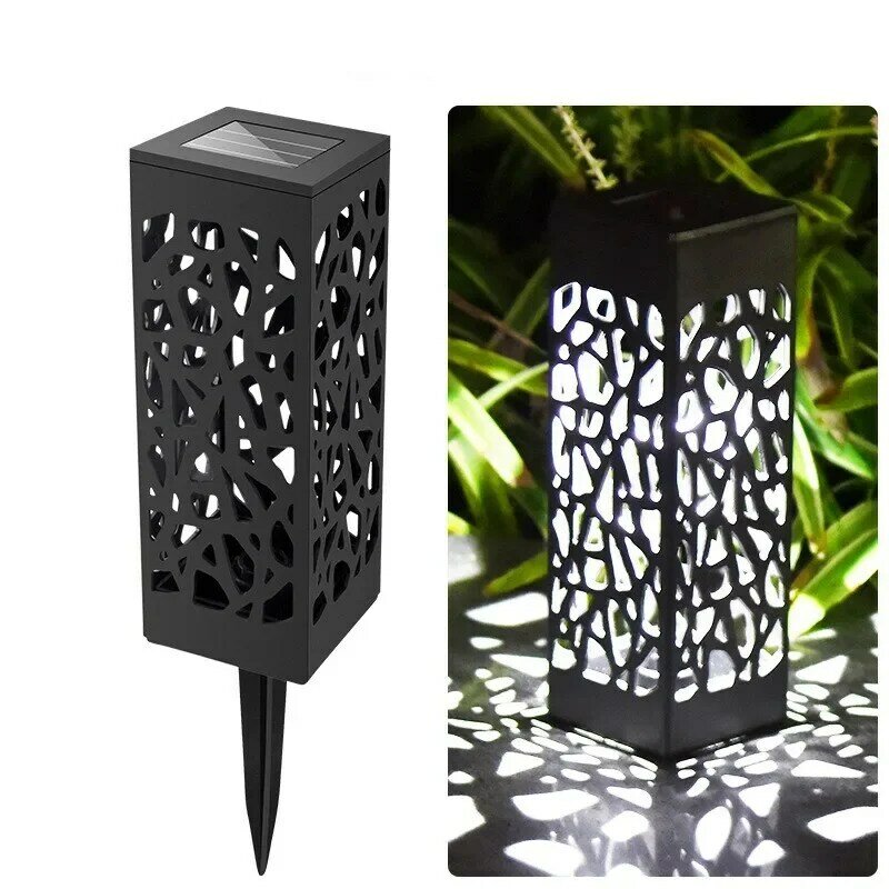 Chinese Style Outdoor Waterproof Lawn Solar Hollow Light Illumination Solar Landscape Outdoor Park Camping Lawn Light