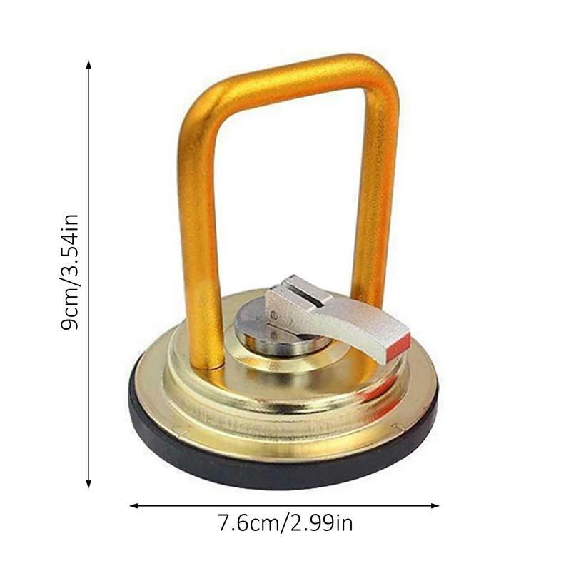 Car Dent Puller Suction Cup Gold Aluminum Alloy Car Dent Remover Tool Heavy Duty Suction Cup Dent Puller Handle Lifter Dent
