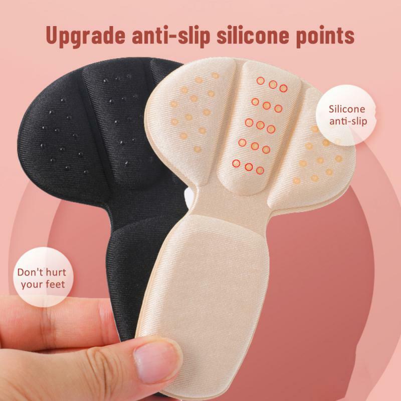 1Pair Women Insoles For Shoe Back High Heels Adjustable Size Antiwear Feet Inserts Heel Protector Sticker Shoe Accessories