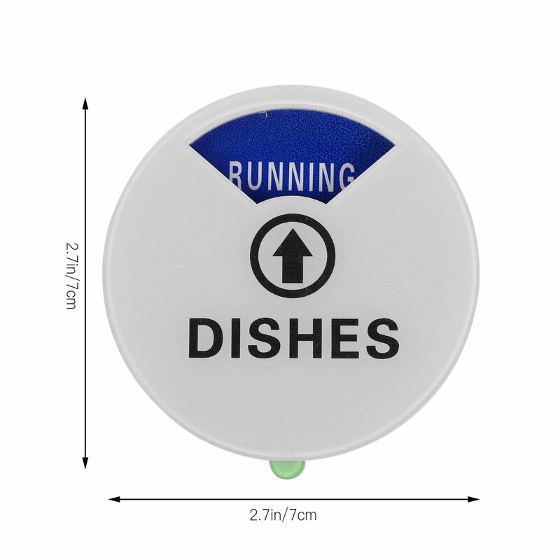Imán de limpieza de lavavajillas, indicador de suciedad, pegatinas de cocina, placa Reversible, máquina de limpieza de platos