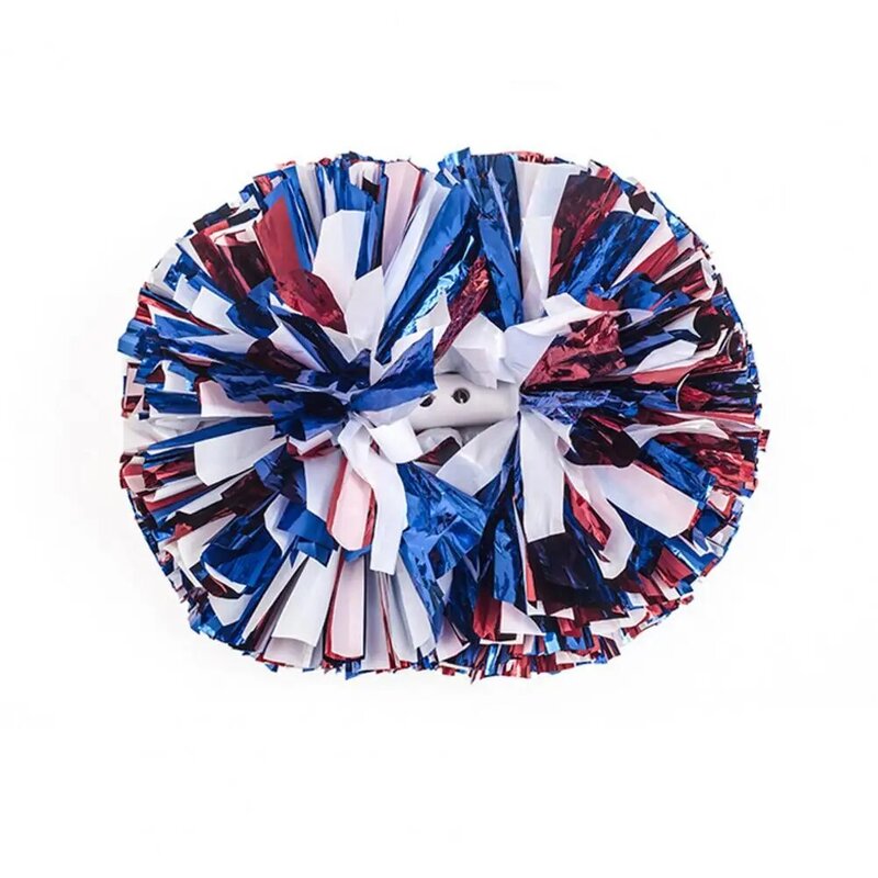 Cheerleading Pom Poms Vibrant Cheerleading Pom Poms Colorful Squad Hand Flowers for Parties Events Cheerleading Accessories Foil