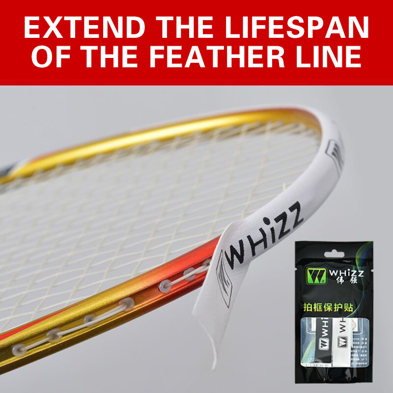 2pcs/Pack Badminton Racket Head Protector Wear-Resistant Durable Anti-Wear Anti-Scratch