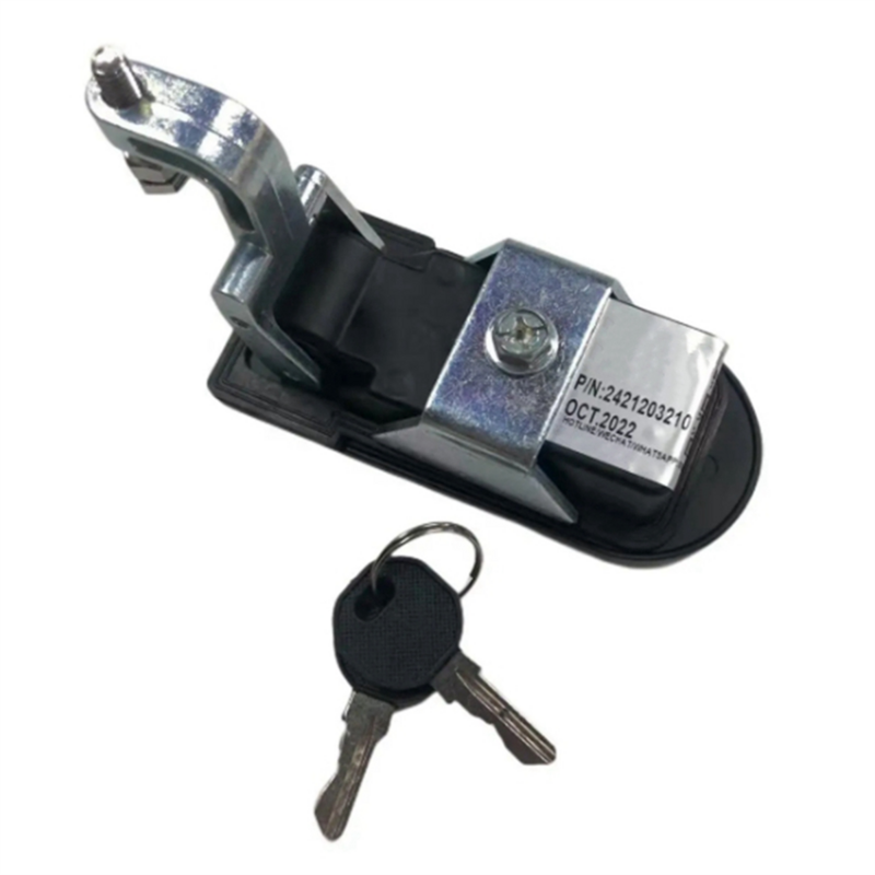 Haulotte 2421203210 용 예비 부품 후드 잠금 어셈블리, 열쇠가 있는 문짝 래치