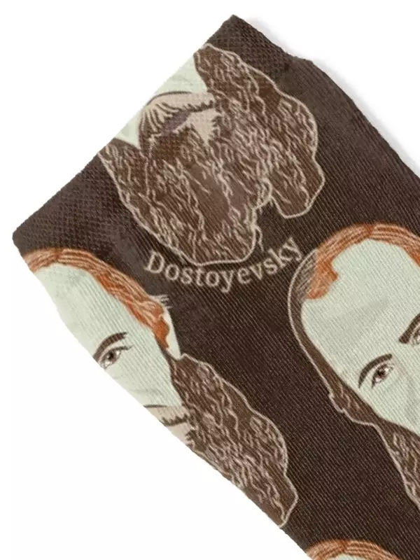 남녀공용 Dostoevsky 양말, 새해 온열 양말, 귀여운 양말